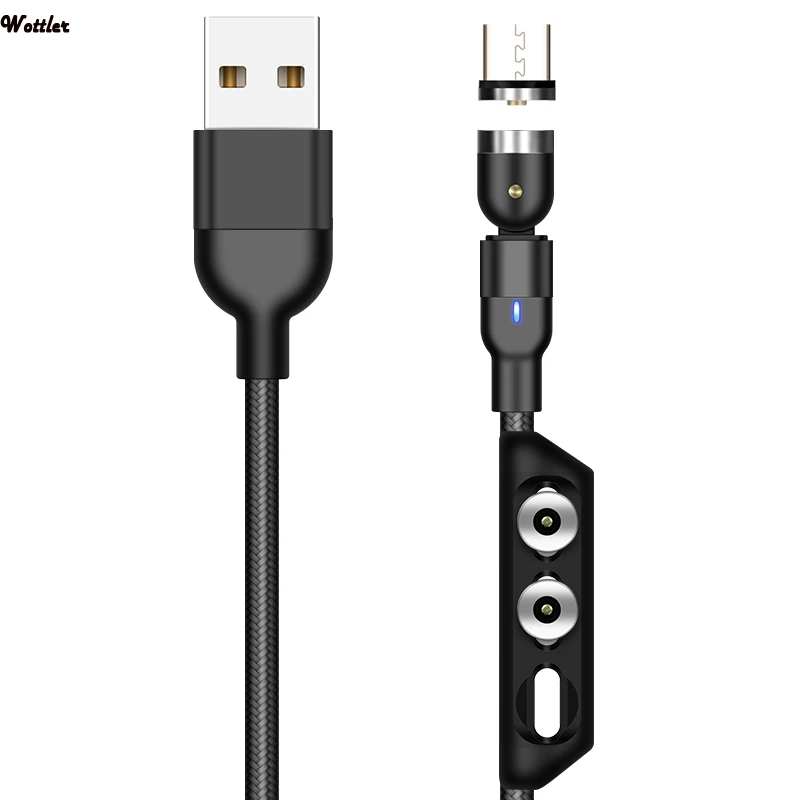 Магнитный USB кабель Micro Data Line зарядный usb-кабель типа C для iPhone 11 Samsung usb c 3A быстрой