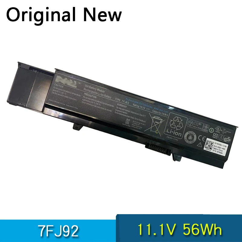 Оригинальный аккумулятор 7FJ92 для ноутбука DELL Vostro 3400 3500 3700 V3400 V3500 4JK6R Y5XF9 TY3P4 CWX2D TXWRR