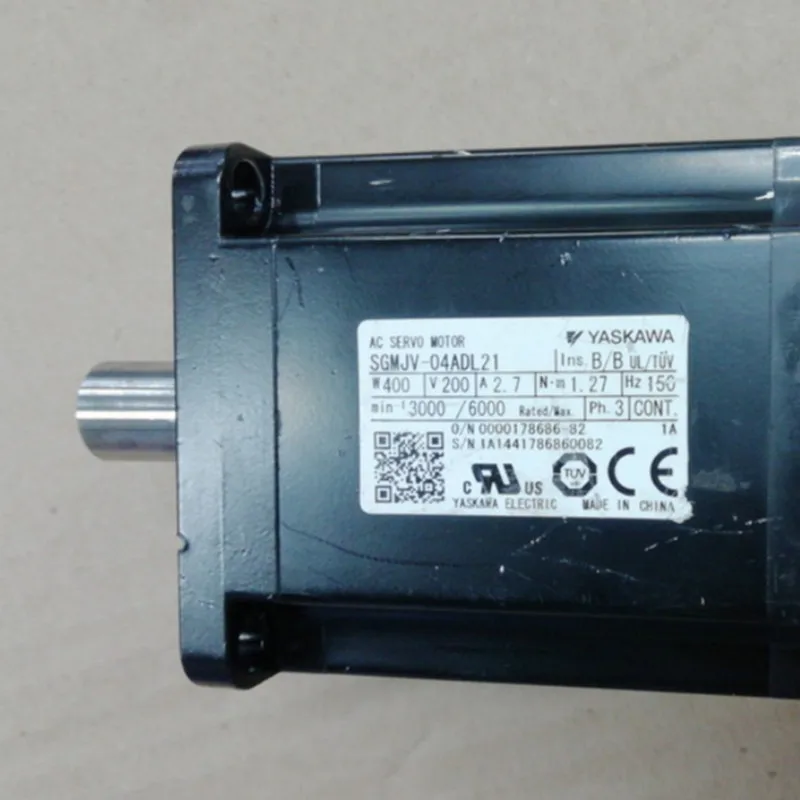 Used Tested Working SGMJV-04ADL21 AC SERVO MOTOR