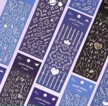 

5 Sheets Colorful Line PVC Decoration Stickers Stationery For DIY Bullet Journal Notebook Letter Envelope Planner Calendar