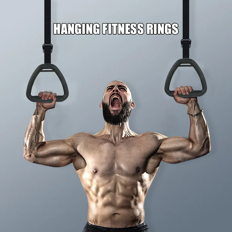 

Triangle ring handle exercise fitness handle gymnastics ring gymnastic ring exercise pull-up muscle pull-up strength training