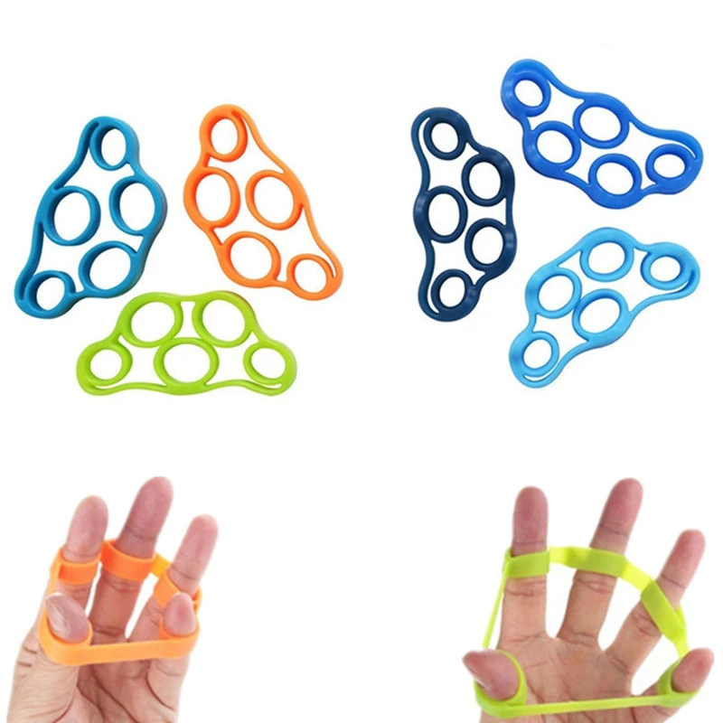 

3pcs Gripping Ring Hand Grip Strengthener Comprehensive Fitness Exercise Bodybuilding Expander Finger Extensor Stress Relief