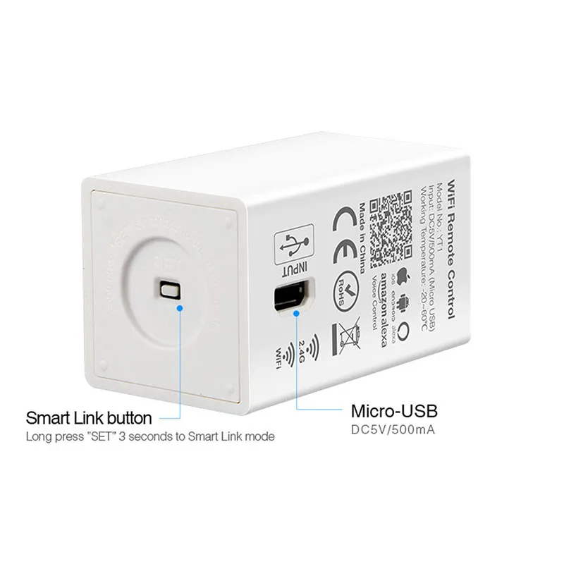 Milight YT1 Wi-Fi голосовой пульт дистанционного управления DC5V USB Smart 4G IOS Android APP управление Лер для 2,4 ГГц RGB CCT RGBW светодиодные полосы света лампы