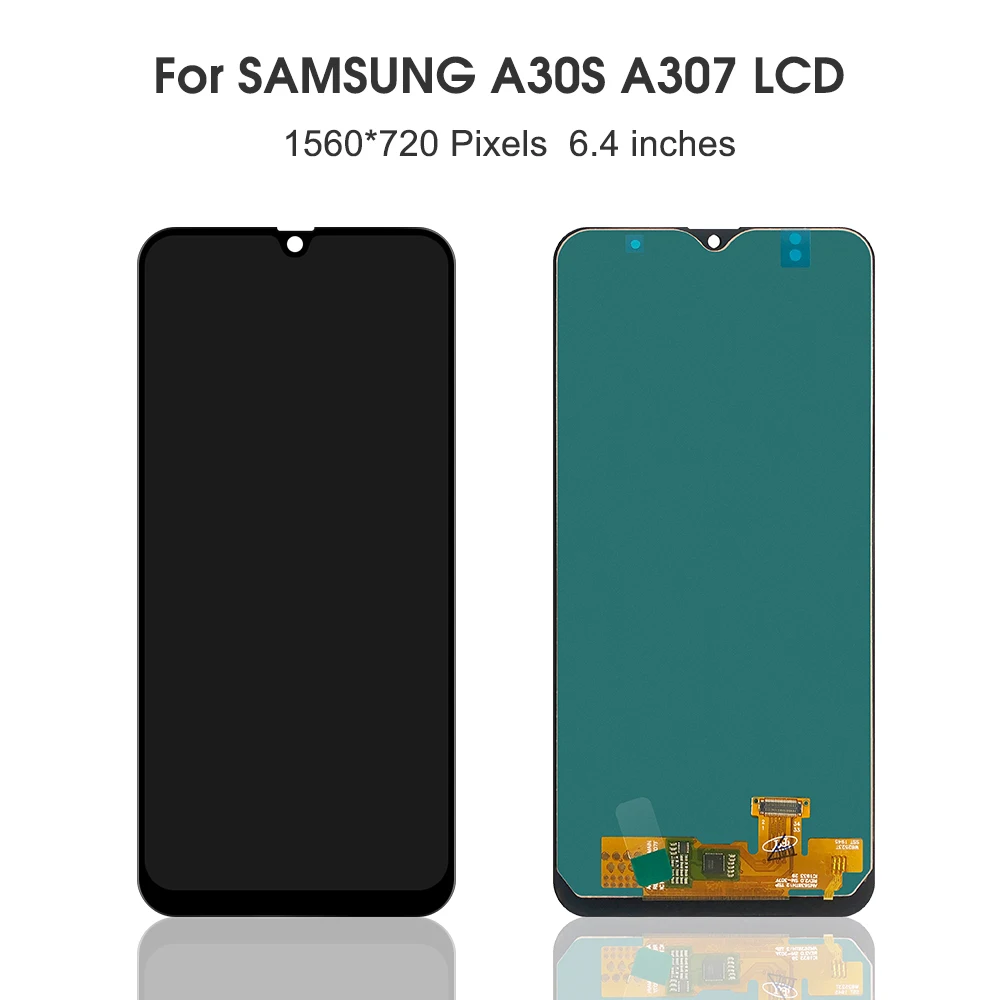 6,4 ''для samsung galaxy A30s lcd A307F A307FN A307G A307YN дисплей сенсорный экран дигитайзер в сборе для samsung A30S lcd