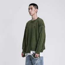 19SS Cooo Coll Men Women Long Sweater High streetwear Winter cotton Loose casual pull Streetwear sweter Hole Tops pullover 19SS Cooo Coll Men Women Long Sweater High streetwear Winter cotton Loose casual pull Streetwear sweter Hole Tops pullover