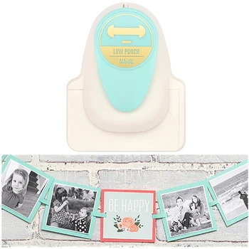 

We R Memory Keepers Link Punch Hand book DIY photo album Linked photo wall embosser mold,Embossing machine for making chains