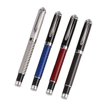 

Carbon Fiber Signature Ballpoint Pen Black Ink Business Writing Stationery