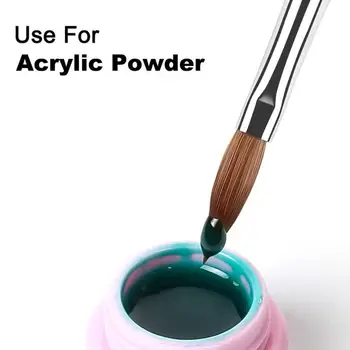 

1pcs Crystal Carving Pen Nail Art Pen Oil-filled Liquid Decoration Quicksand Nylon Nail Glass Broken Painting Selling Hot B F2P1