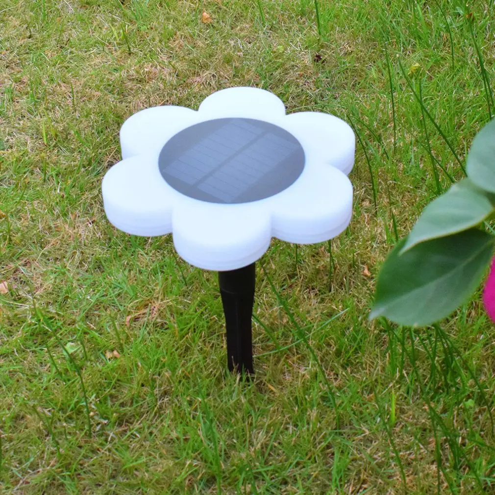 Creative LED Solar Powered Six-Leaf Lawn Lamp Garden Light Outdoor Lawn Garden Villa Decoration Landscape Light
