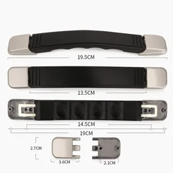 Luggage Handle Grips pull rod box Replacement Suitcase luggage accessorie  high quality plastic cremovable grip repair handlebar