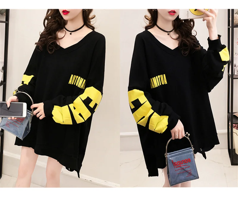 Women Hoodies Spring Harajuku Cool Jumpers Loose Long Sleeve Hoodies Sweatshirts Fashion Women Casual Sweatshirt Oversized