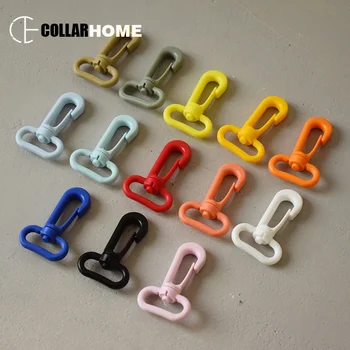 

200pcs plastic snap hook buckle 25mm clip clasp connection plastic buckle for bags dog pet leash luggage belt straps accessories
