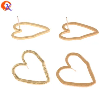 

Cordial Design 100Pcs 25*29MM Jewelry Accessories/Earrings Stud/Heart Shape/Hand Made/Earring Findings/DIY Jewelry Making