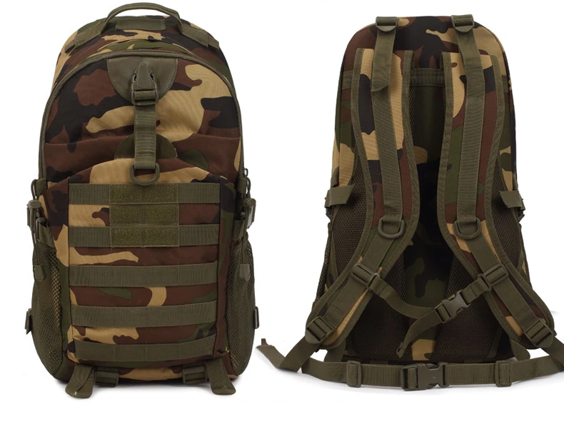 Waterproof 35L Tactical Camouflage Sprots Backpack Men's Travel Outdoor Military Male Mountaineering Hiking Climbing Camping Bag