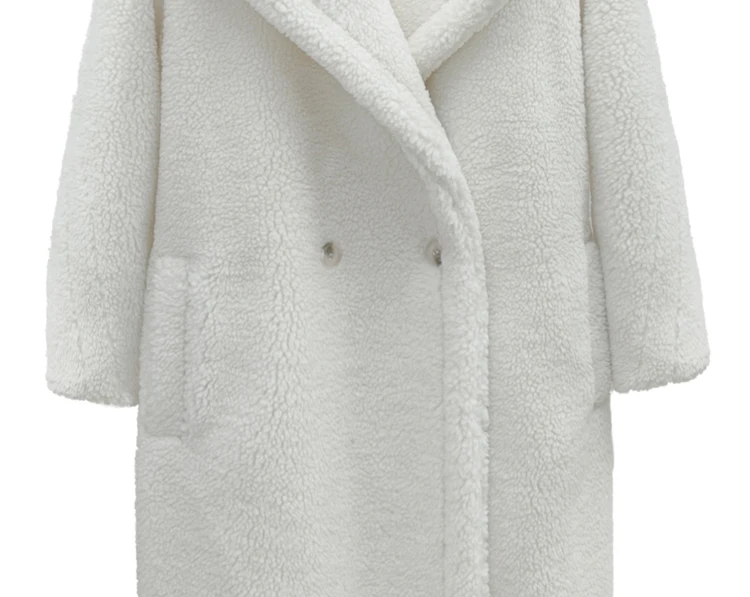 new women fashion faxu fur coat long coat oversized design warm protected