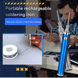 Fer à souder Rechargeable sans fil USB 5V 510, outils de réparation de soudage portables pour l'extérieur 4 couleurs 