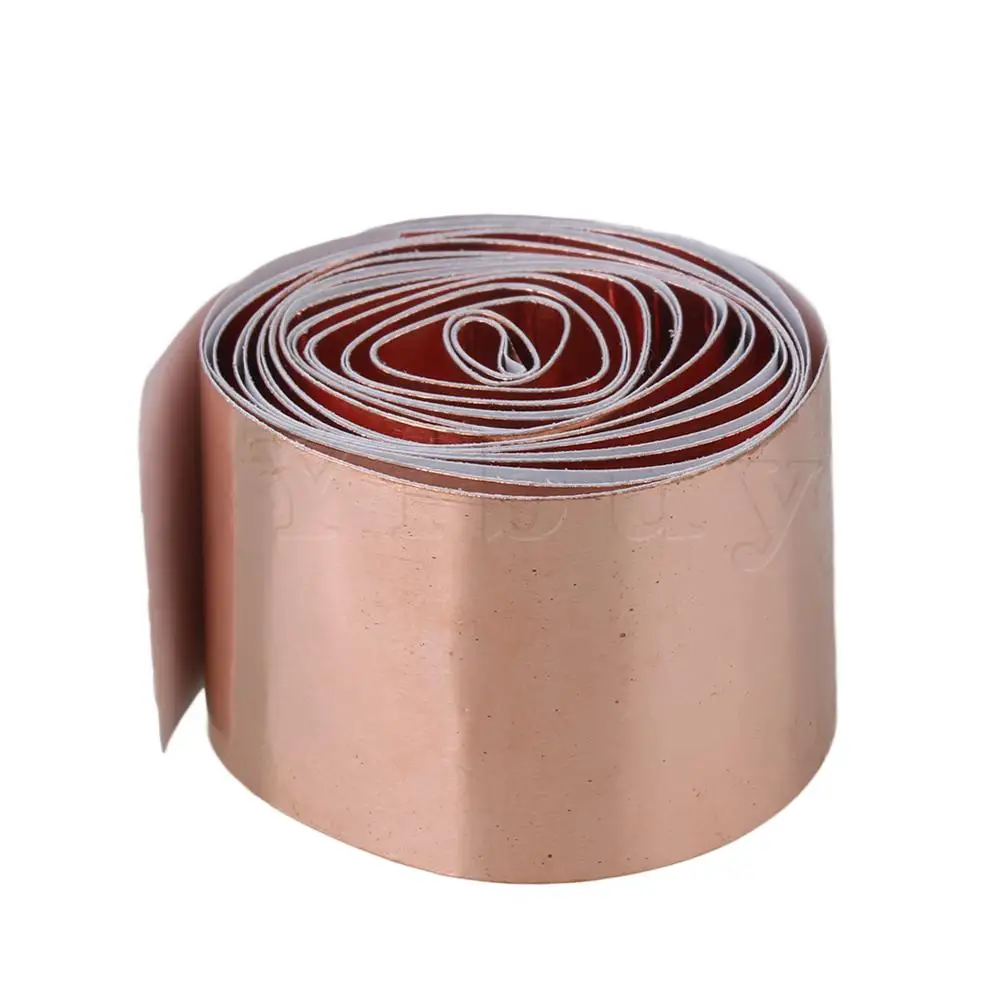 Yibuy 200x3CM Guitar Pickup Copper Foil Emi Shielding Tape