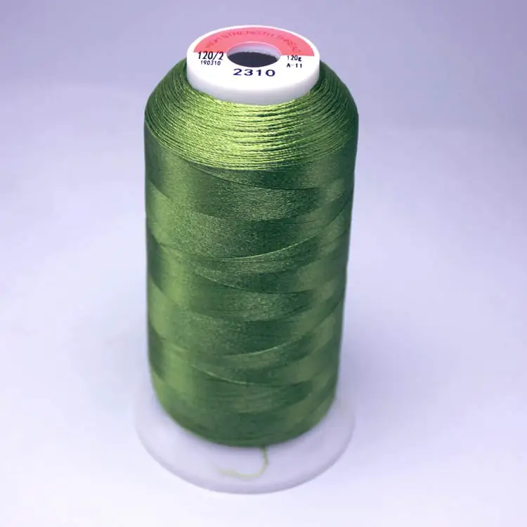Компьютерная вышивка нитью 120D2 пряди ручная вышивка кисточками резьба 4000 ярдов швейная машина двойные пряди - Цвет: 2310