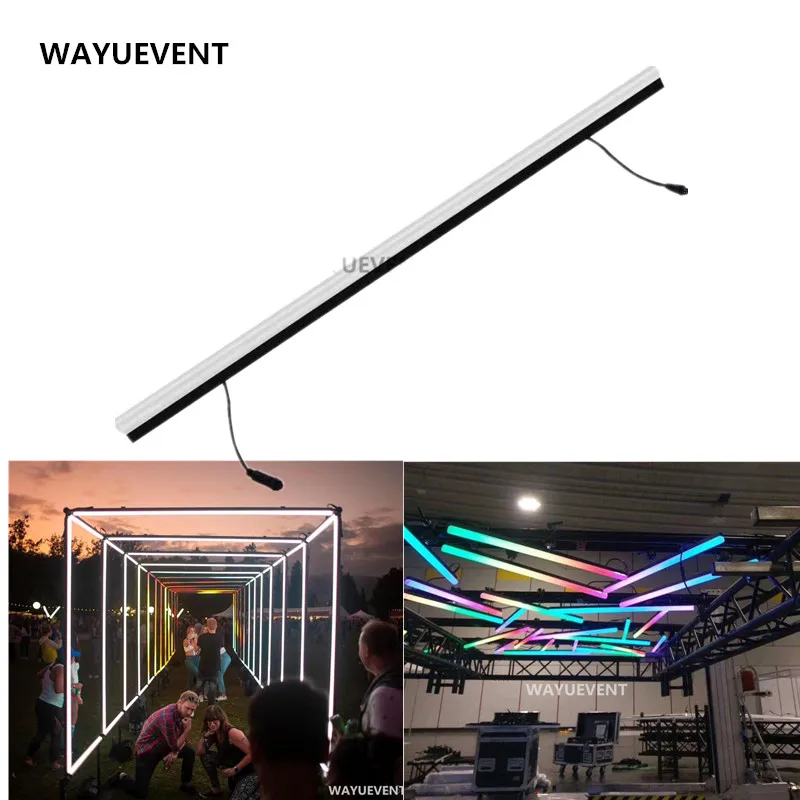 

SK6812 Control RGB 3IN1 64 SMD Led DJ Disco Digital Tube Pixel Tube in Full Colour For Party Bar Stage Club Effect Par Light