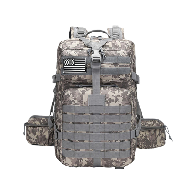 Backpack EDC Molle Pack 40L Outdoor Tactical Army Backpack 800D Waterproof Bag for Camping Hiking Trekking Backpacking