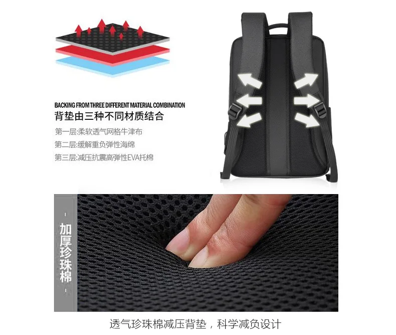 Backpack Men's Business Backpack Large-capacity Computer Bag Waterproof Backpack Customized Generation  for Men  Back To School