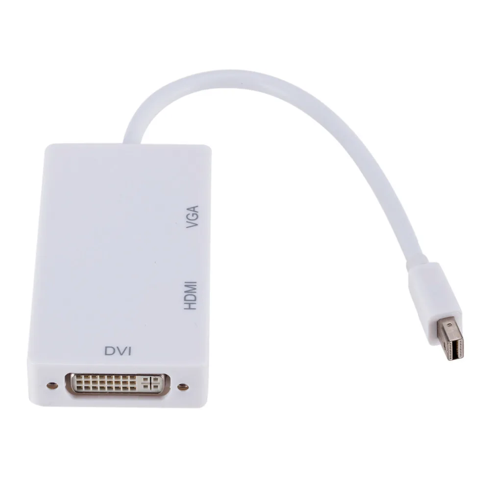 Asunflower мини дисплейный Порт Thunderbolt DP к HDMI VGA DVI адаптер конвертер кабель для IMac Mac Mini Pro Air Book для монитора ТВ