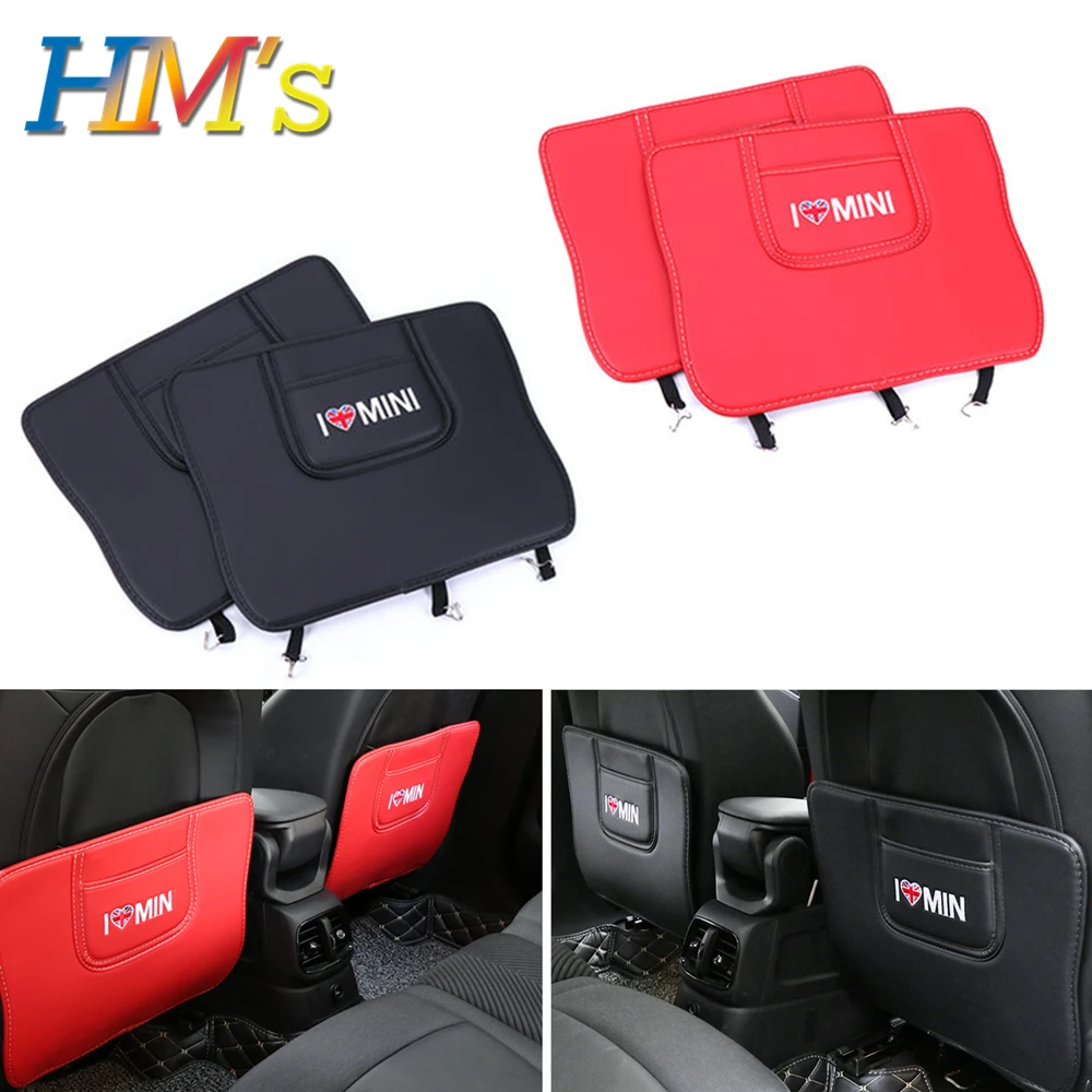 Goede Anti Kick Schoon Mat Pad Kussen voor Mini Cooper R56 F56 F54 F55 R55 Auto Seat Back Cover Protector voor mini Countryman R60 F60