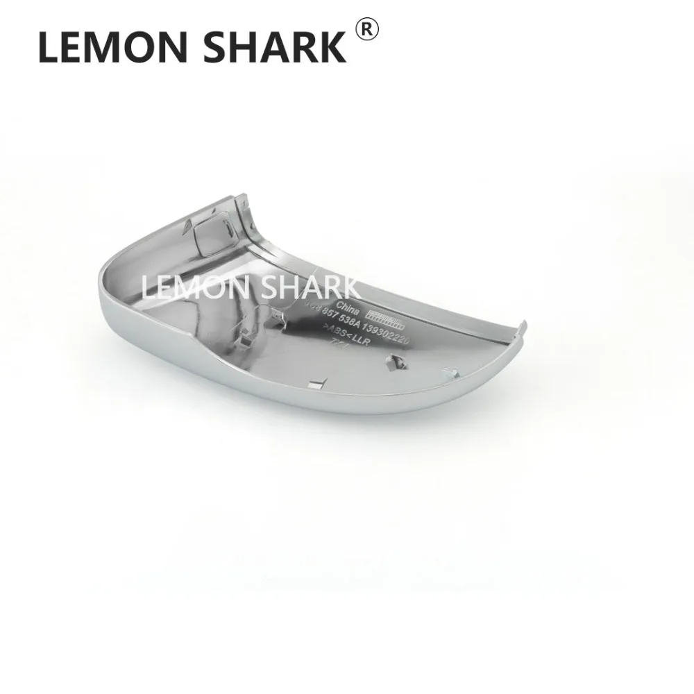 Matt Chrome Mirror Cover Silver Rearview Side Mirror Caps For VW PASSAT B7 CC Jetta MK6 Scirocco EOS Beetle Bora Cap Covers (5)