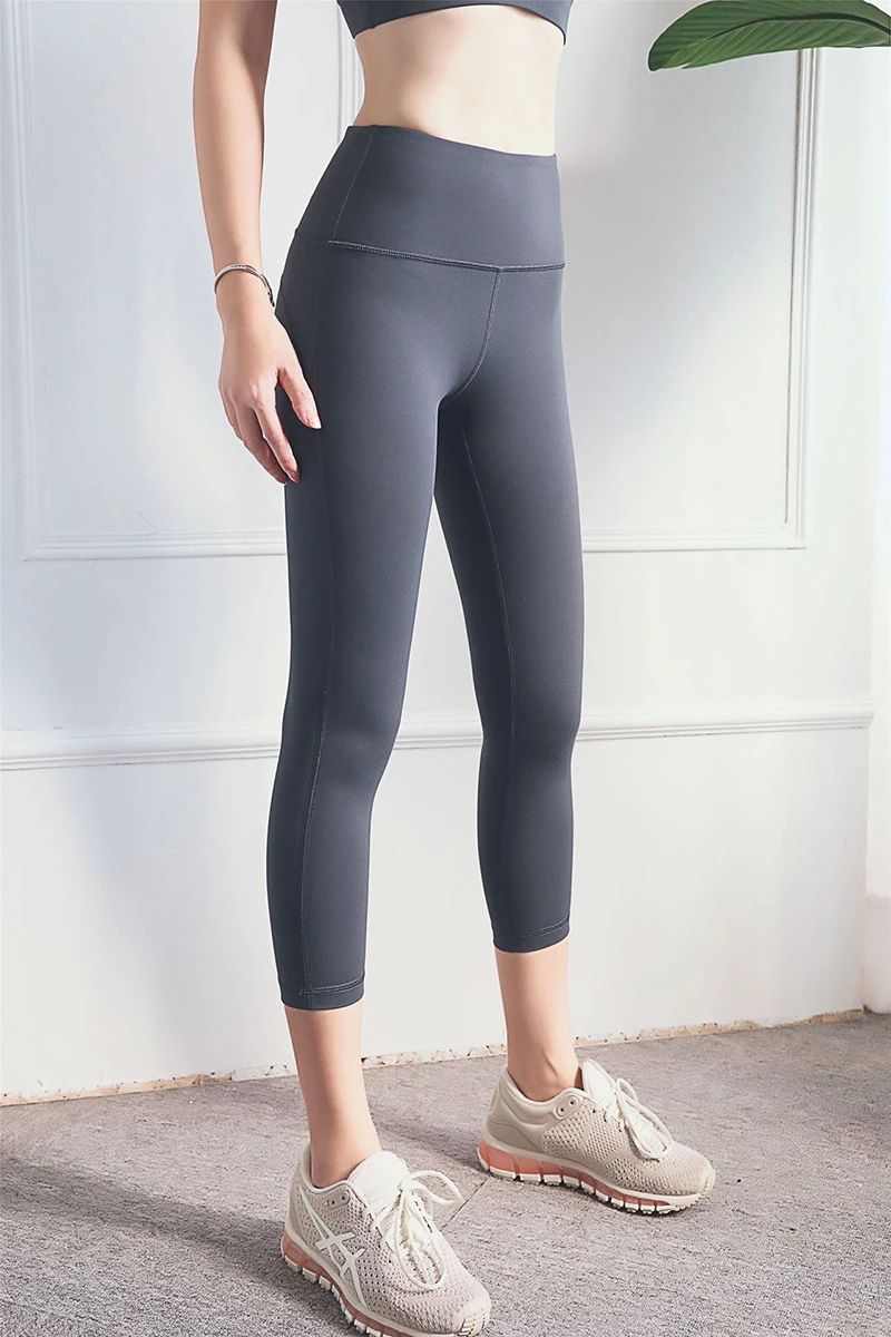 Breathable Women Yaga Leggings Pants Solid Sport Tight Trousers Fitness Leggings Workout Clothing Running Underwear