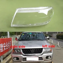 Для Mitsubishi Sport Pajero racing крышка фары корпус прозрачный абажур маска объектив