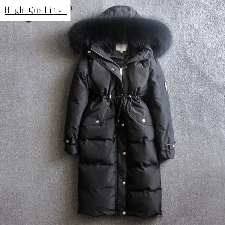 Зимний женский пуховик с капюшоном тонкий длинный Женская белая парка на утином