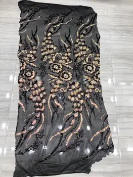 

nice looking feather embroidery tulle mesh lace fabric Jolin-9.9207 with good quality for party dress