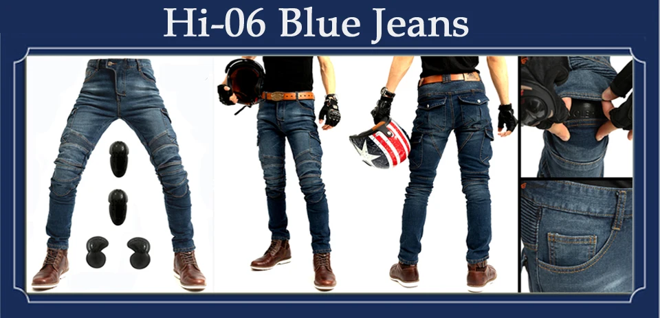 Новинка хаки/черный/синий мотоциклетные брюки мужские мото джинсы на молнии защитное снаряжение мотоциклетные Брюки Штаны для мотокросса мото брюки