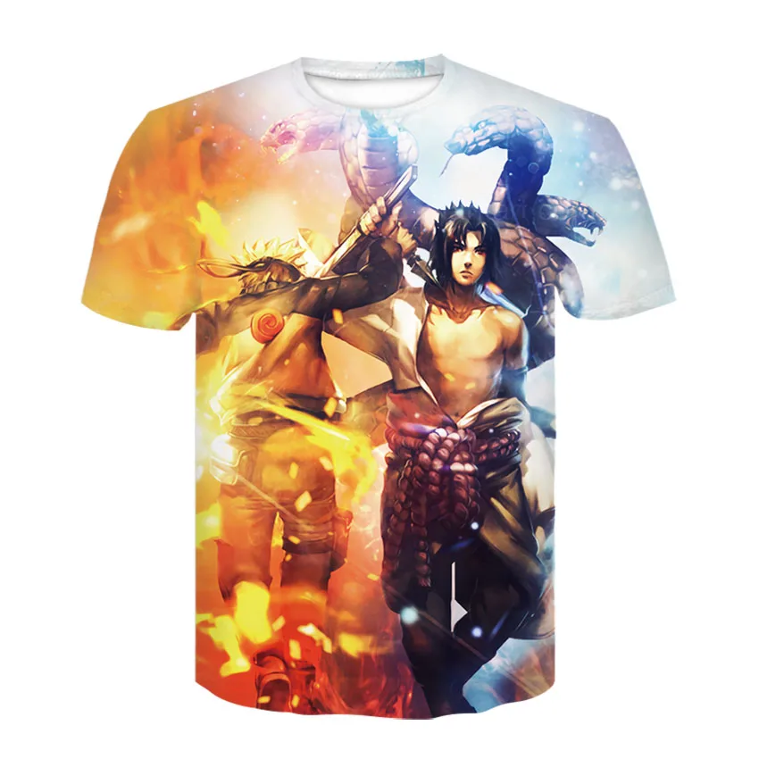

2020anime Naruto Kakashi Tshirt Men Women 3d T-shirt Naruto Cosplay Sweatshirts Naruto Kakashi Action Figure Tee Shirts Men Tops