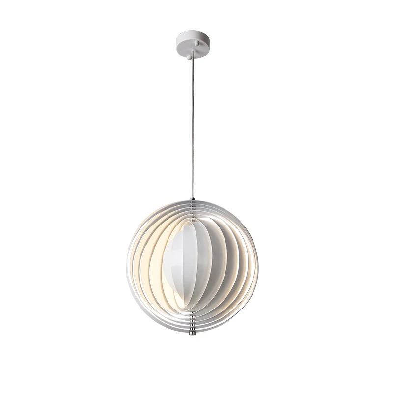 

Designer rotating moon pendant lights Nordic living room bedroom dining room dining room bar counter window pendant lamps 19012#