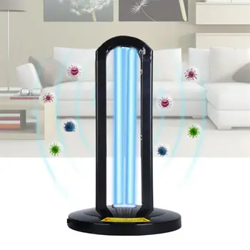 

38W UV Disinfection Lamp Three-step Timing Sterilization Lamp With Remote Control Anti Pollution Ultraviolet Lamps 110V/220V