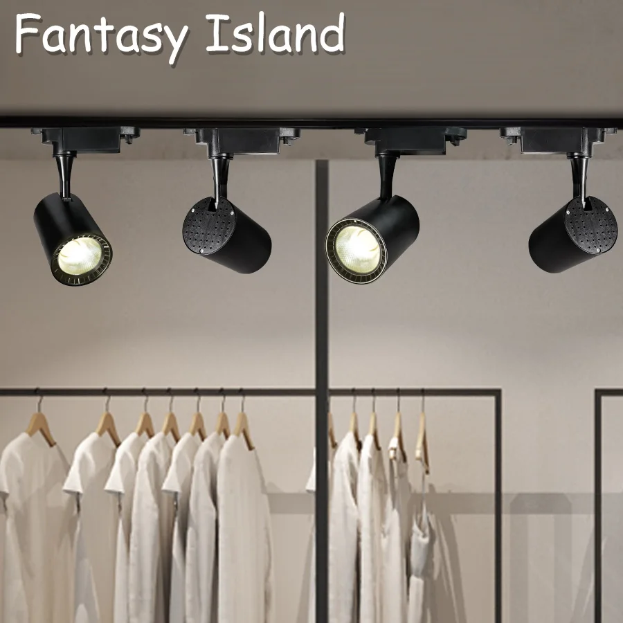 

Fantasy Island COB 7W Led Track light aluminum Ceiling Rail Track lighting Spot Rail Spotlights