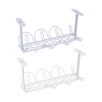 

New Storage Holders Power Wire Finishing Frame Table bottom Wire Socket Organizer Rack Home Multipurpose Free punch Router Plug