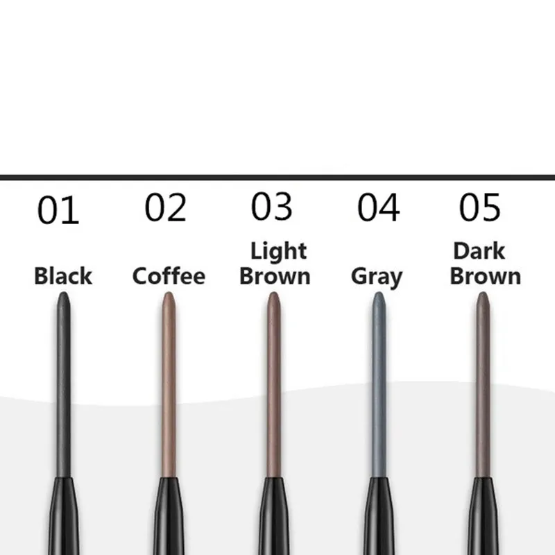 Eyes Makeup Ultra Fine Mechanical Brow Pencil Long Lasting Waterproof Eyebrow Enhancers 1.5mm Natural Sketch Eyebrows Pen