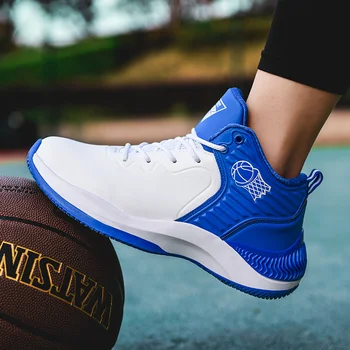 

Basketball Shoes Fashion Comfortable Men Casual Shoes High Top Non-slip Sneakers for Men Outdoor Flats Shoes Zapatillas Hombre