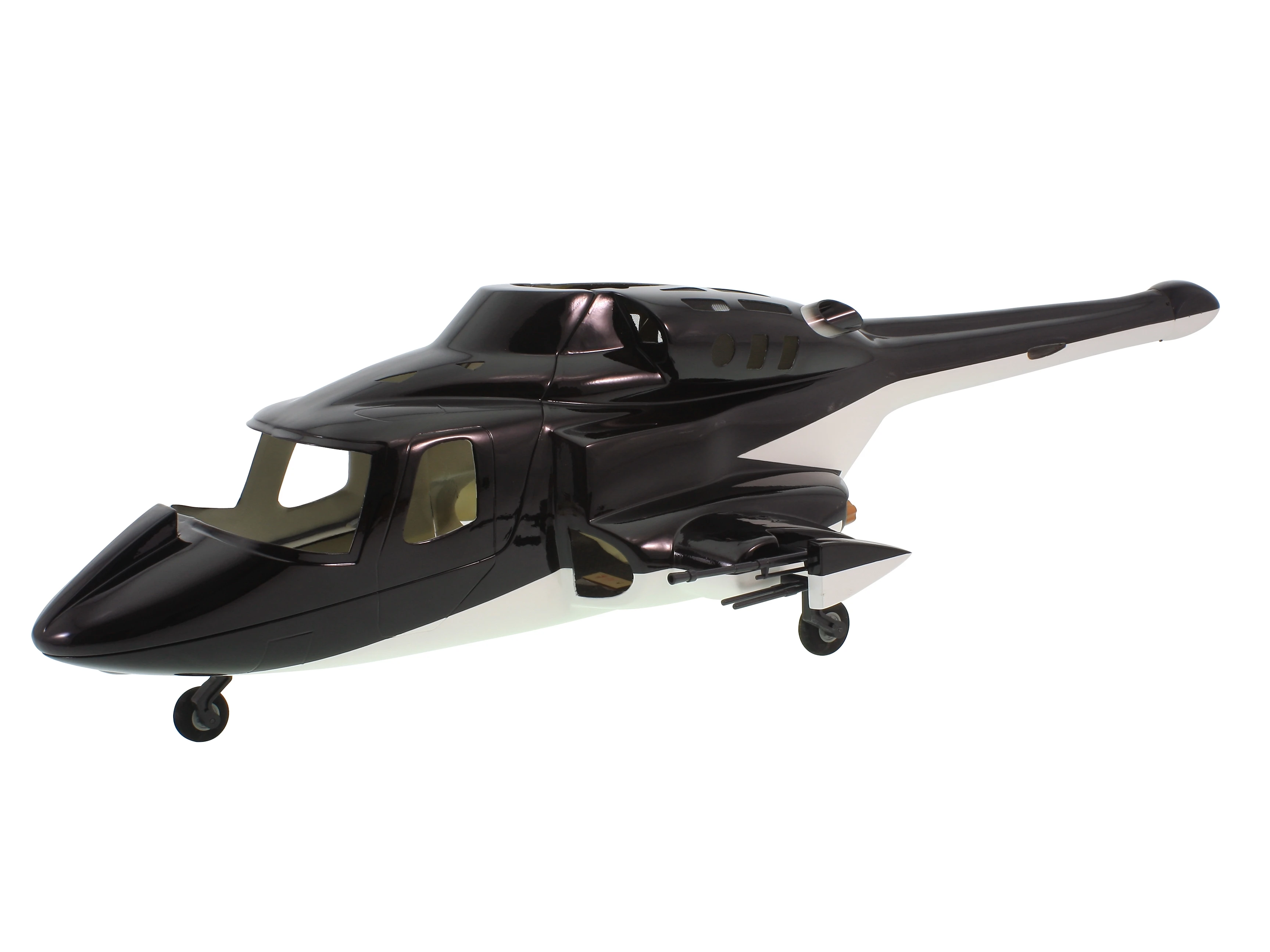 Airwolf 500 Размер весы Фюзеляж Для Bell 222 TREX 500E вертолет с втягивающимися и