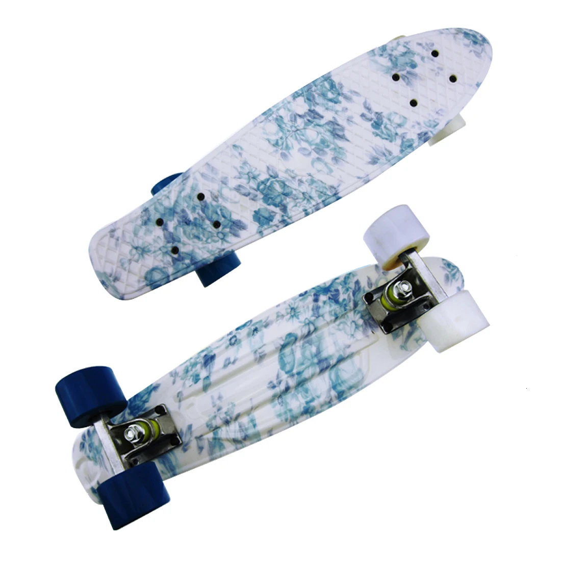 Fishboard Peny Skateboard Graphic Serie 22" Retro Mini Skate Fish Long Board Cruiser Longboard Complete Skates Patins 56*15*10cm | Спорт и