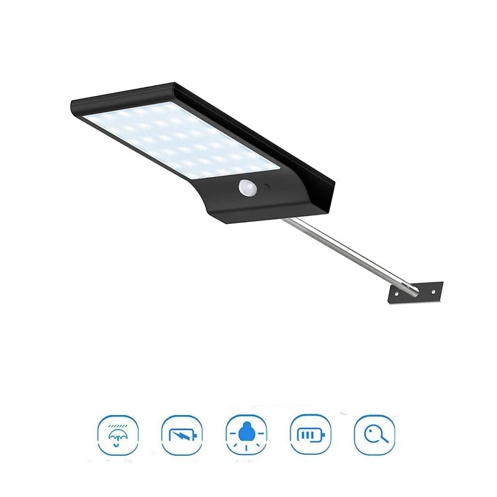 

Aluminum pole 48/36 LED Solar Power 3 Models Dimmable Solar Lamp PIR Motion Sensor Energy saving Security Street wall spot Light