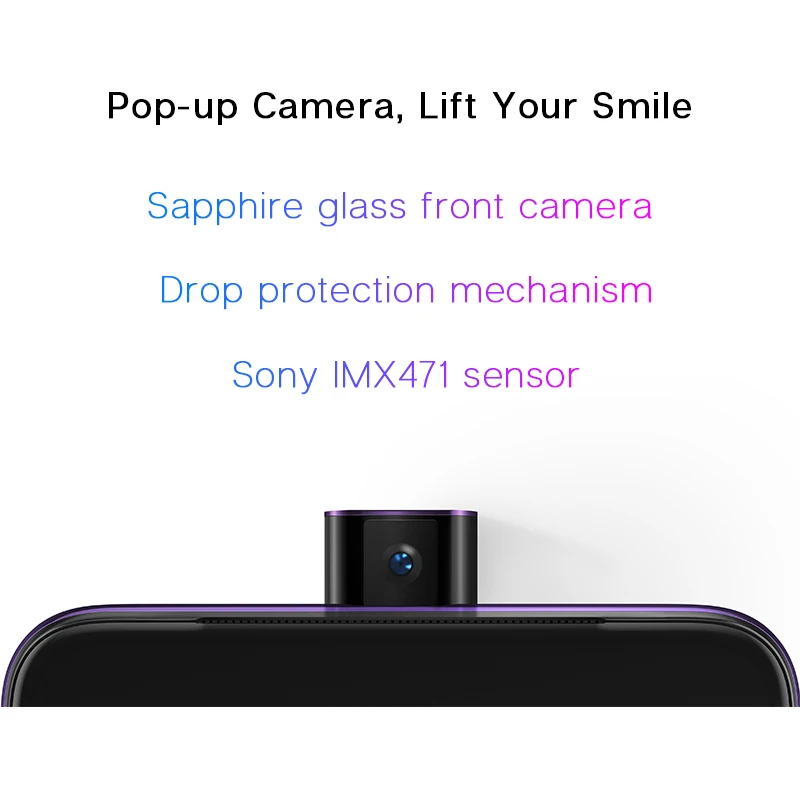 Original realme X 8GB 128GB Snapdragon 710 Moblie Phone 6.53'' Full Screen Pop-up Front Cam Cellphone 20W VOOC Fast Charge 3.0