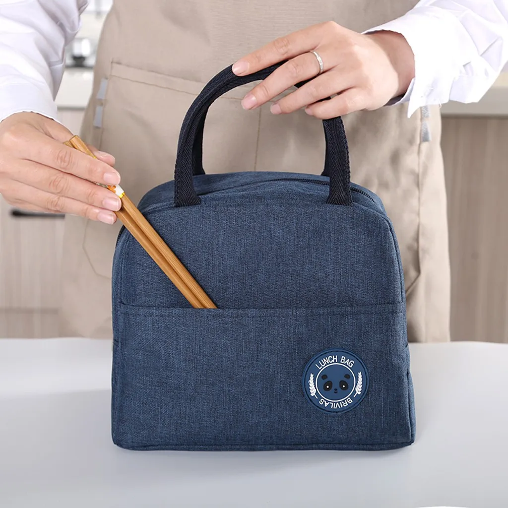 Портативная сумка для обеда, термоизолированная сумка для обеда, сумка-холодильник, сумка, контейнер для ужина, школьные сумки для хранения еды# T2