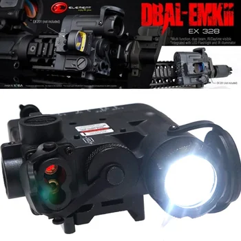 

Element Airsoft DBAL-D2 IR Red Laser Pointer DBAL-EMKII Tactical Flashlight Softair Shooting Hunting Weapon Gun Light EX328