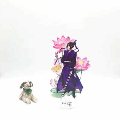 Grandmaster of Demonic Cultivation мультфильм акриловый брелок Lan Wangji Wu Wuxian модные цепочки для ключей, аксессуары в подарок - Цвет: 2-8