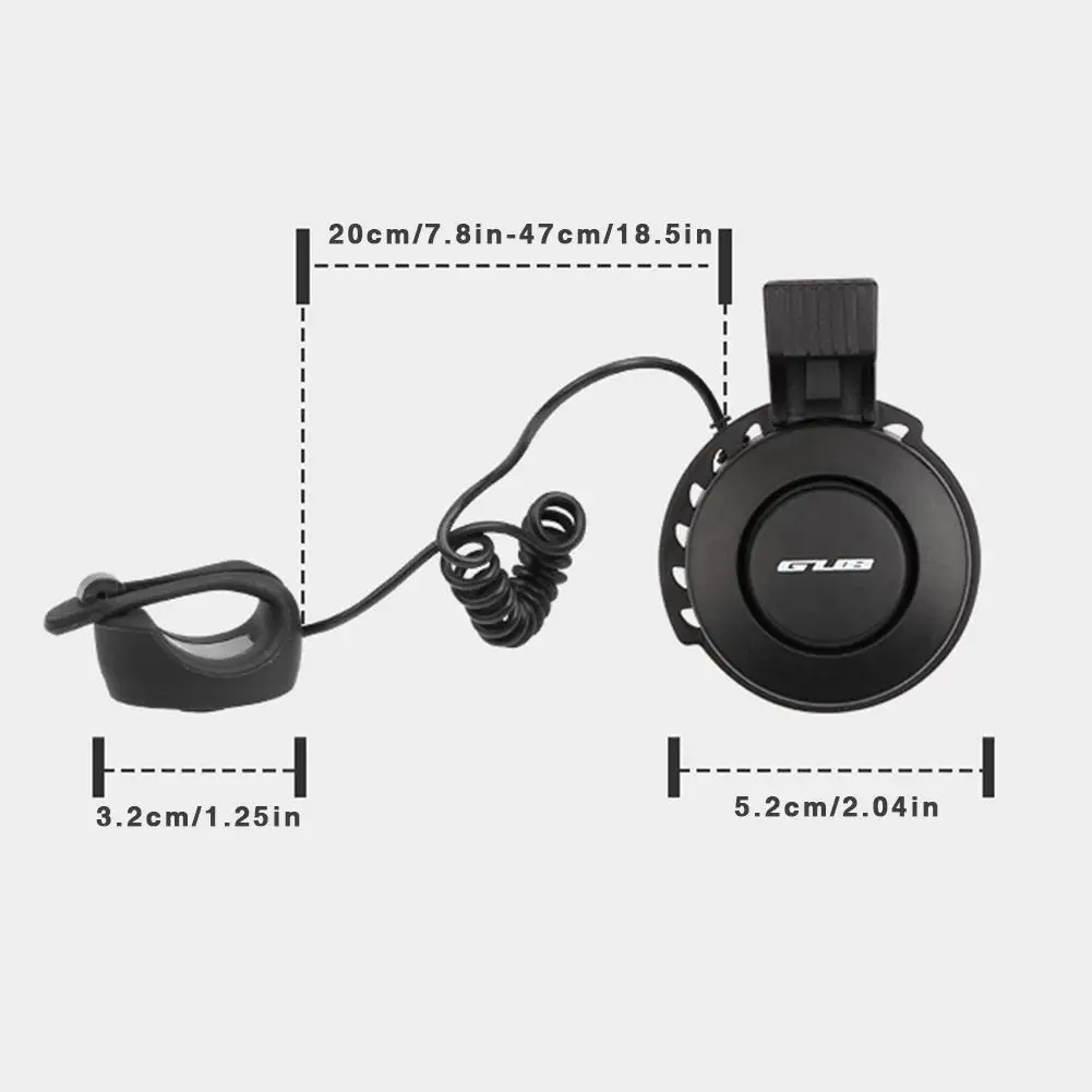 Водонепроницаемый Электрический велосипед колокол USB Перезаряжаемый регулируемый объем клаксон велосипедный для GUB Q-210S руль велосипеда крепление сигнализации колокольчики