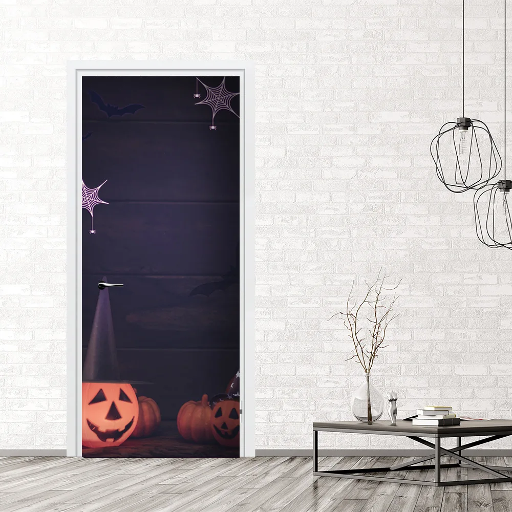 Забавный жуткий Череп Наклейки с зомби наклейка на Хэллоуин вечерние наклейки на стену фестиваль подставки для домашнего декора