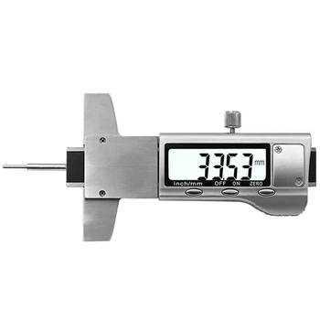 

0.01mm Digital Tread Depth Gauge 0-25mm Stainless Steel Tread Depth Gauge Caliper